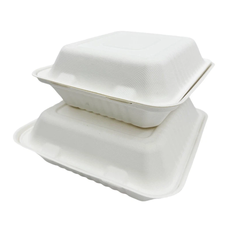 Sugarcane Bagasse Clamshell Box